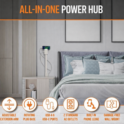 Adjustable Power Outlet Extender (US Plug)