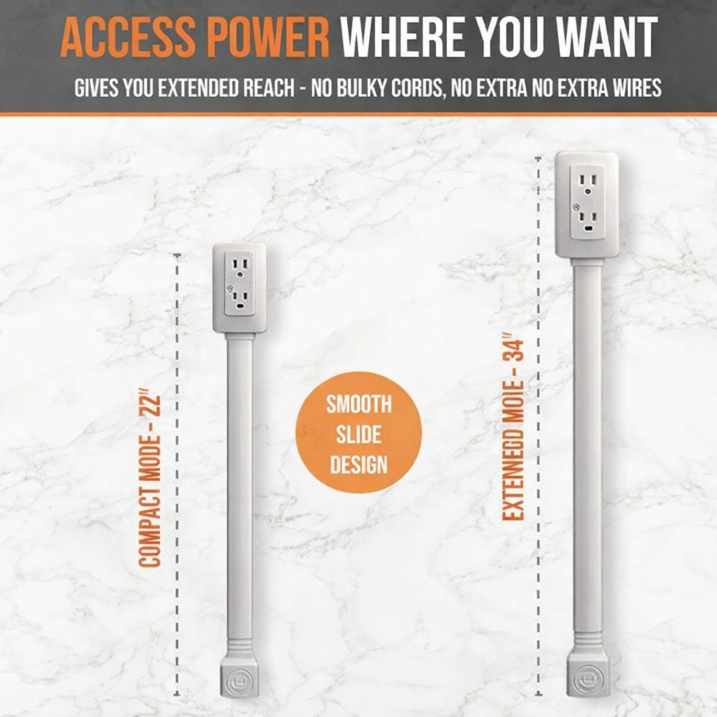 Adjustable Power Outlet Extender (US Plug)