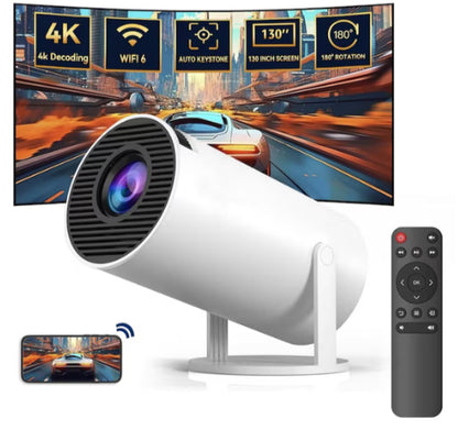 PrimeLuxe™ Portable Smart Mini Projector