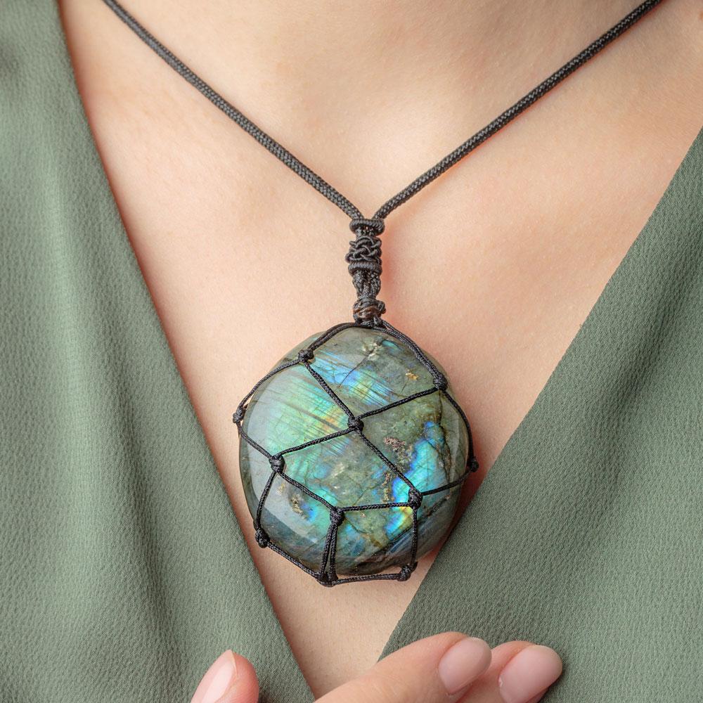 Dragon Heart Labradorite Necklace