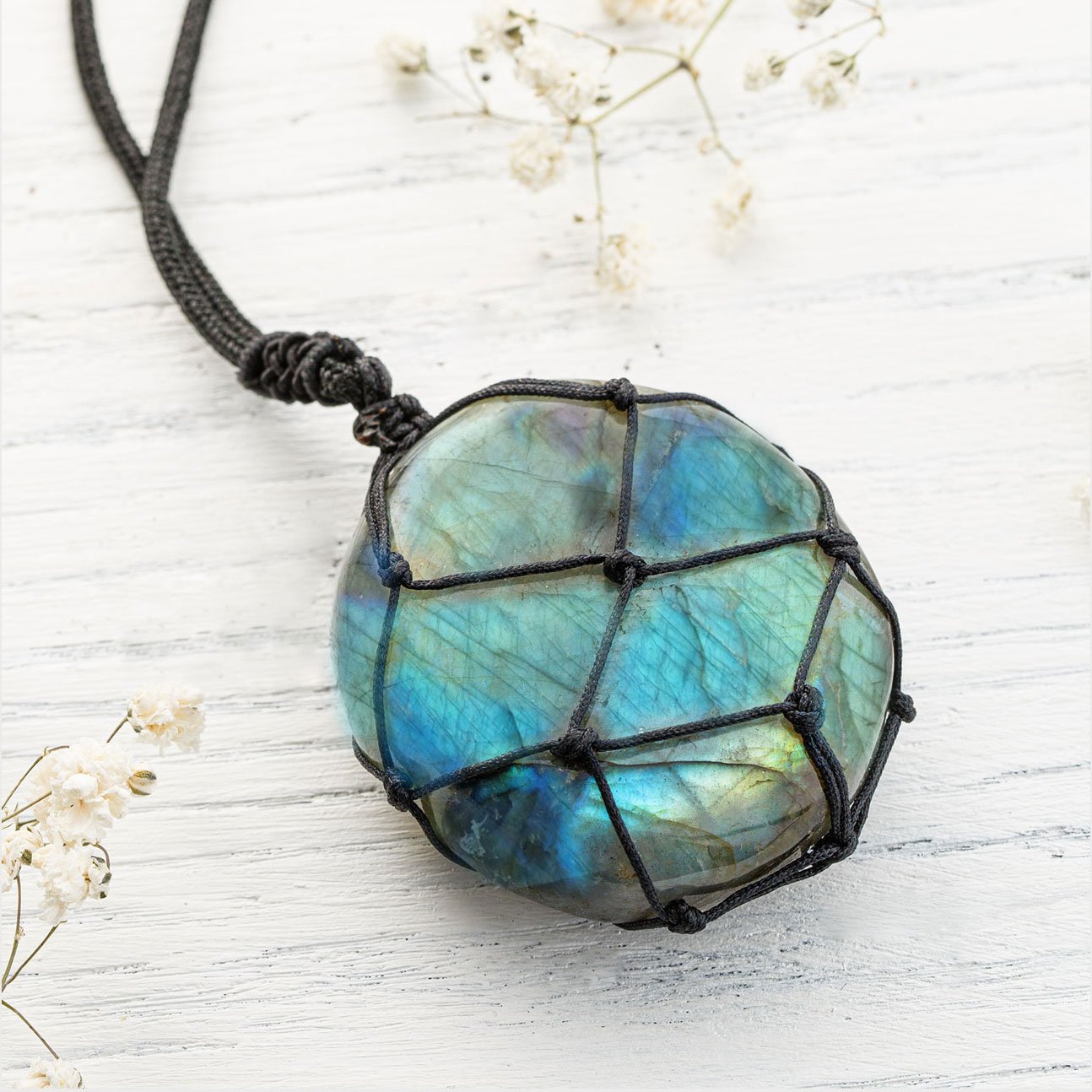 Dragon Heart Labradorite Necklace