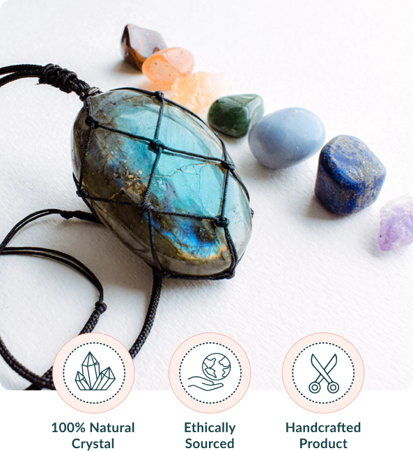 Dragon Heart Labradorite Necklace