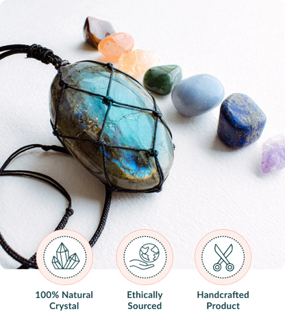 Dragon Heart Labradorite Necklace